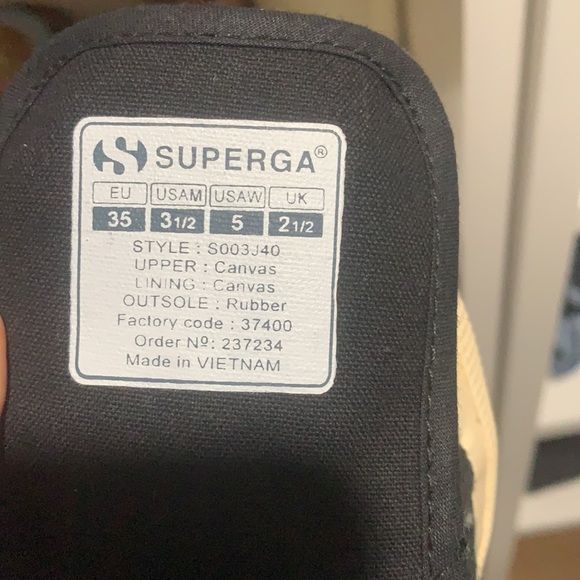 Superga black canvas sneaker, high top - Picture 6 of 6